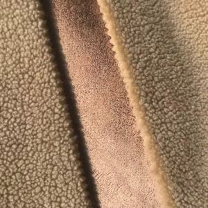 Velours mit Kunstpelz brünieren